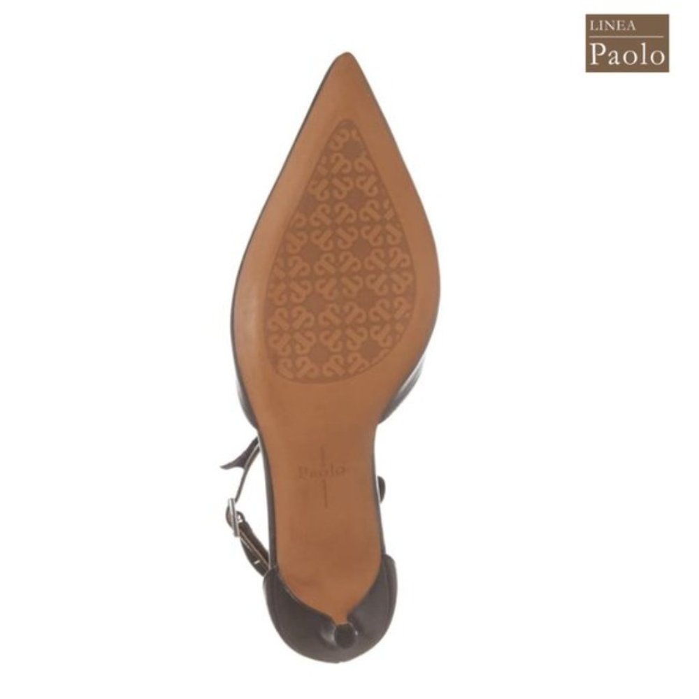 Nib Linea Paolo Pammy Ruffled Pointy Toe Pump 8.5 - image 6